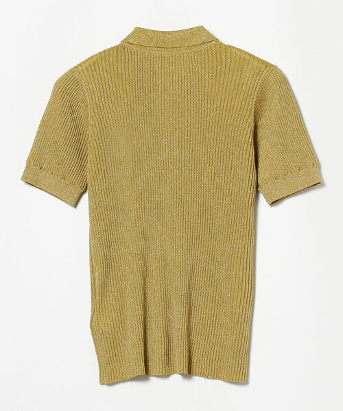 Ray BEAMS（レイビームス）の「Ray BEAMS / ラメ リブ ニット ポロシャツ（ポロシャツ・レディース・ブルー/マスタード・ONE SIZE）」の15枚目の写真