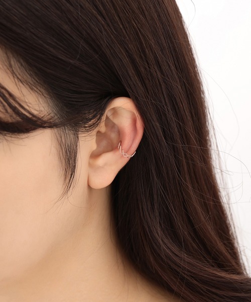 ESTELLE（エステール）の「K10 ピンクゴールド イヤーカフ ESTELLE/エステール（イヤーカフ・レディース・ピンクゴールド・-）」の5枚目の写真