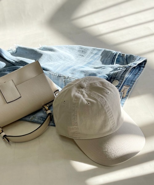 RIVE DROITE(リヴドロワ)の「コットンキャップ(キャップ・レディース・ベージュ/グリーン・FREE)」の2枚目の写真