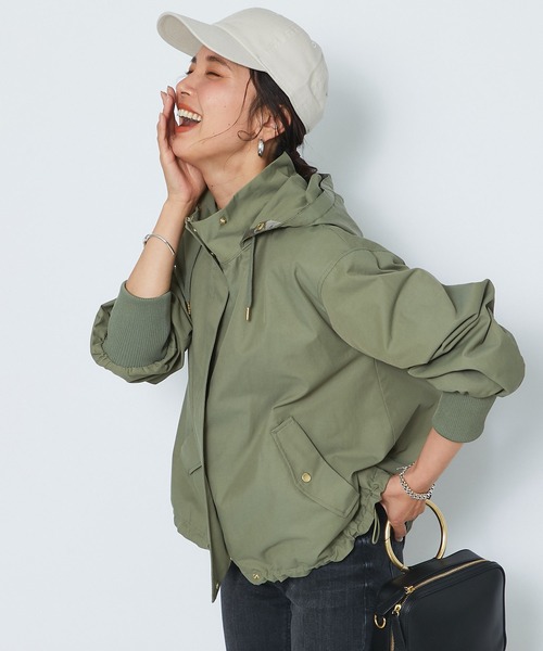 RIVE DROITE(リヴドロワ)の「コットンキャップ(キャップ・レディース・ベージュ/グリーン・FREE)」の8枚目の写真