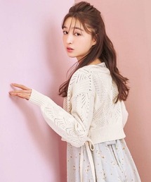 WILLSELECTION | レースアップショートカーディガン(カーディガン/ボレロ)