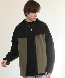多機能 ストレッチ×防風×速乾×軽量 ナイロンパーカー