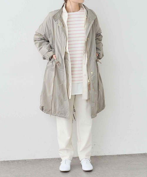 PUAL CE CIN（ピュアルセシン）の「ボーダー2WAYロングスリーブ（Tシャツ/カットソー・レディース・グレー/グリーン/ブルー/ピンク・FREE）」の7枚目の写真