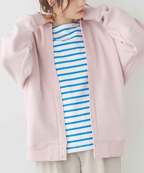 PUAL CE CIN（ピュアルセシン）の「ボーダー2WAYロングスリーブ（Tシャツ/カットソー・レディース・グレー/グリーン/ブルー/ピンク・FREE）」の21枚目の写真