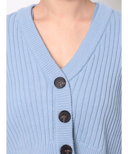 EMODA(エモダ)の「ショートリフォメイションニット(ニット/セーター・レディース・ブラック/ベージュ/パープル/ブルー・FREE)」の19枚目の写真