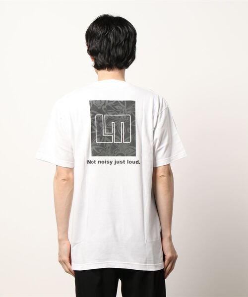 Loudmouth(ラウドマウス)の「LOUDMOUTH/ラウドマウス ゴルフウェア ブランドロゴ グラフィック プリント 5.6オンス ヘビーウェイト 半袖 Tシャツ(Tシャツ/カットソー・メンズ・ブラック/グレー/ホワイト×ピンク/カモフラージュ・XXL/L/LL/M/XL)」の1枚目の写真