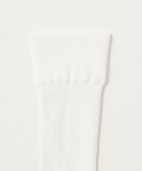 Ray BEAMS（レイビームス）の「Ray BEAMS / 60デニール ハイソックス（ソックス/靴下・レディース・ホワイト/ブラック・ONE SIZE）」の3枚目の写真