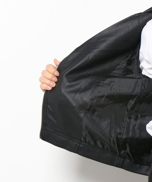 ROSE BUD（ローズバッド）の「８２１１５００２（ライダースジャケット・レディース・ブラック・FREE）」の4枚目の写真