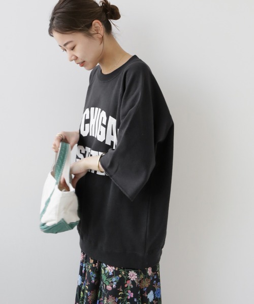 JOURNAL STANDARD relume カレッジロゴスウェット 予約》［25AW新作］ヴィンテージライクカレッジロゴスウェット