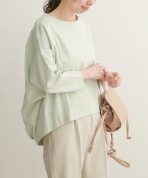 コットンタック7分袖プルオーバー