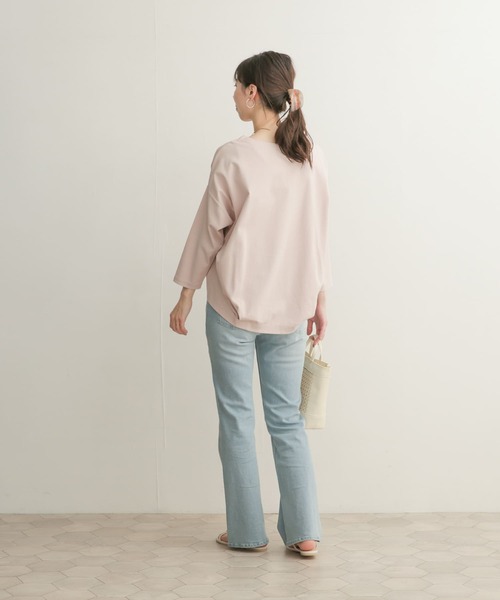 新品タグ付　かぐれ　コットンVガゼットプルオーバー　カットソー　アーバンリサーチ 新品タグ付◉ かぐれ コットンVガゼットプルオーバー アーバン