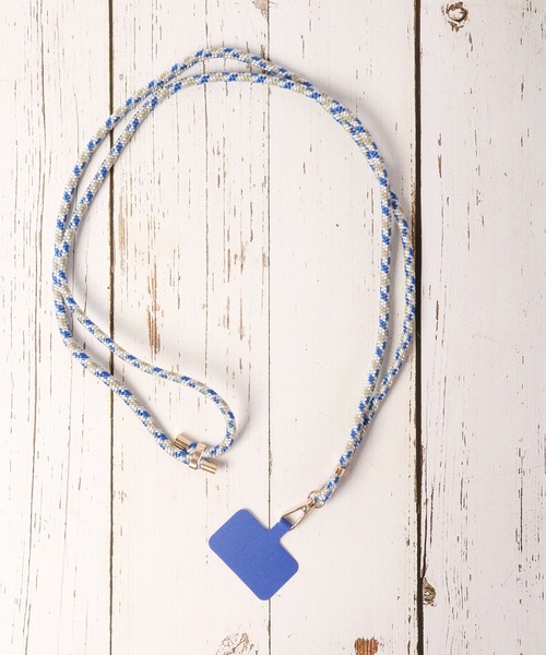 Ree&Mee（リーアンドミー）の「Ree＆Mee 長さ調整可  クライミング ロープ スマホ ショルダー ストラップ アウトドア キャンプ モバイル ストラップ（スマホグッズ・レディース・レッド/オレンジ系その他/イエロー系その他/ピンク系その他/グリーン/ブルー系その他/オレンジ系その他2/ブラウン系その他/ライトグリーン/パープル系その他/レインボー/ベージュ/レッド系その他/ピンク/ゴールド/ワイン/イエロー/オレンジ/グリーン系その他/レッド系その他2/ブラック/シルバー/ブラック系その他2/エメラルド/ネイビー/ブラック系その他/グレー系その他/ブルー系その他2・FREE）」の4枚目の写真