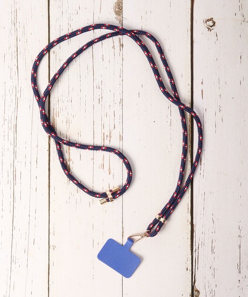 Ree&Mee（リーアンドミー）の「Ree＆Mee 長さ調整可  クライミング ロープ スマホ ショルダー ストラップ アウトドア キャンプ モバイル ストラップ（スマホグッズ・レディース・レッド/オレンジ系その他/イエロー系その他/ピンク系その他/グリーン/ブルー系その他/オレンジ系その他2/ブラウン系その他/ライトグリーン/パープル系その他/レインボー/ベージュ/レッド系その他/ピンク/ゴールド/ワイン/イエロー/オレンジ/グリーン系その他/レッド系その他2/ブラック/シルバー/ブラック系その他2/エメラルド/ネイビー/ブラック系その他/グレー系その他/ブルー系その他2・FREE）」の12枚目の写真