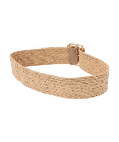 Green　Parks（グリーンパークス）の「・バンブーストレッチベルト（ベルト・レディース・ブラウン/ベージュ・FREE）」の7枚目の写真