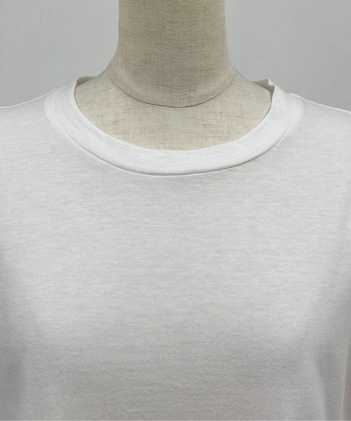 BE NEAT（ビーニート）の「エスニックボーダーレースプルオーバー（Tシャツ/カットソー・レディース・ホワイト/ネイビー・M）」の7枚目の写真