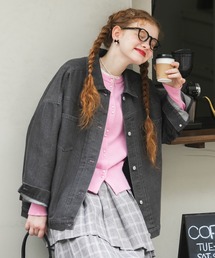 BONLECILL（ボンルシール）の「ルーズデニムジャケット/Gジャン（デニムジャケット）」