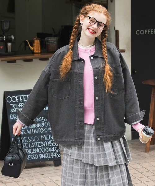 大人気✩︎ルーズGジャン ルーズデニムジャケット/Gジャン（デニムジャケット