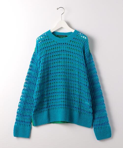 ANDERSSON BELL(アンダースンベル)の「<Andersson Bell> BLEEN KNIT CREW NECK/ニット(ニット/セーター・メンズ・ロイヤルブルー・L/M)」の1枚目の写真