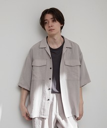 JUNRED | エアードレープビッグオープンカラーシャツ(シャツ/ブラウス)