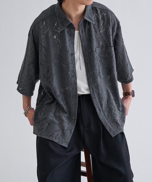 レースシアールーズシャツ（シャツ/ブラウス）｜epnok（エプノック）の