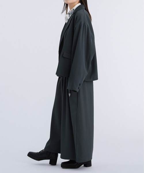 Ellno Loset（エルノロゼット）の「ハカマタックワイドパンツ（その他パンツ・メンズ・ブラック/ライトベージュ/パープル/ダークブルー/ブルーグレー/グレイッシュベージュ/アイボリー・SMALL/MEDIUM/LARGE）」の18枚目の写真