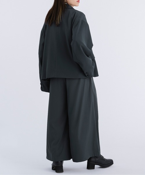 完売色 Ellno Loset ハカマタックワイドパンツ Ellno Loset（エルノロゼット）の「ハカマタックワイドパンツ（その他