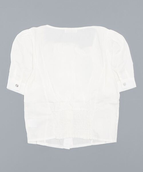 Crea titty&Co. PETIT(クレアティティーアンドコープチ)の「【Crea titty&Co.PETIT】ハートフリルブラウス(シャツ/ブラウス・レディース・ホワイト・FREE)」の15枚目の写真