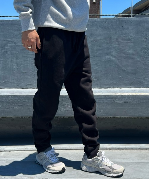 Champion(チャンピオン)の「CHAMPION/チャンピオン 無地 スウェットパンツ/コットンUSA 裏起毛 ジョガーパンツ C3-W206(スウェットパンツ・メンズ・グレー/ブラック・L/M/XL/XXL)」の5枚目の写真