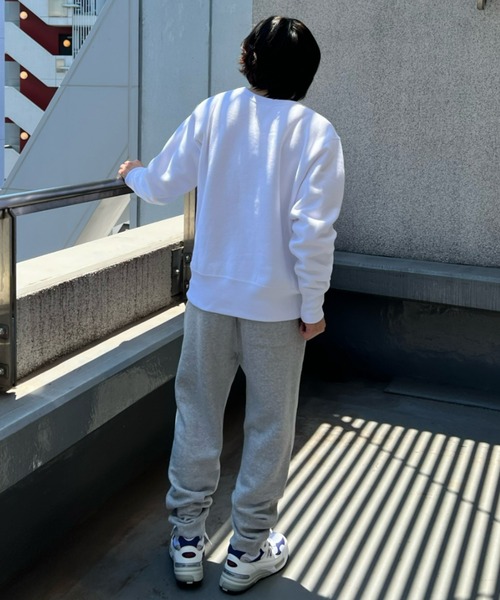 Champion(チャンピオン)の「CHAMPION/チャンピオン 無地 スウェットパンツ/コットンUSA 裏起毛 ジョガーパンツ C3-W206(スウェットパンツ・メンズ・グレー/ブラック・L/M/XL/XXL)」の16枚目の写真