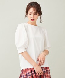 【接触冷感】秋メキ袖ボリューム カットソー