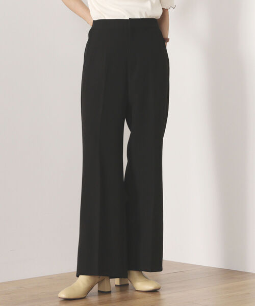 BEAMS HEART(ビームスハート)の「BEAMS HEART / セミフレア パンツ(スラックス・レディース・ブラック/オレンジ/グリーン・SMALL/MEDIUM)」の5枚目の写真
