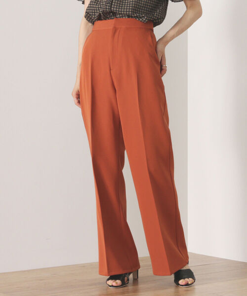 BEAMS HEART(ビームスハート)の「BEAMS HEART / セミフレア パンツ(スラックス・レディース・ブラック/オレンジ/グリーン・SMALL/MEDIUM)」の18枚目の写真