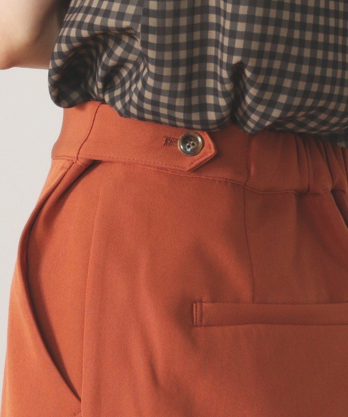 BEAMS HEART(ビームスハート)の「BEAMS HEART / セミフレア パンツ(スラックス・レディース・ブラック/オレンジ/グリーン・SMALL/MEDIUM)」の14枚目の写真