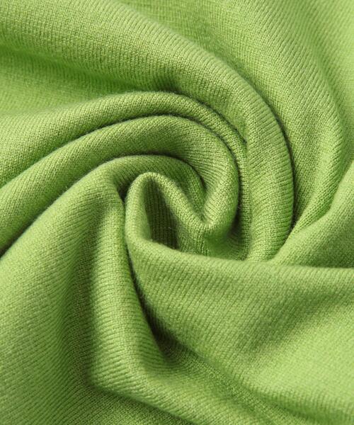 coen（コーエン）の「もちふわロゴジャカードラグランニット（ニット/セーター・レディース・ライム/グレー/イエロー・L/M）」の13枚目の写真