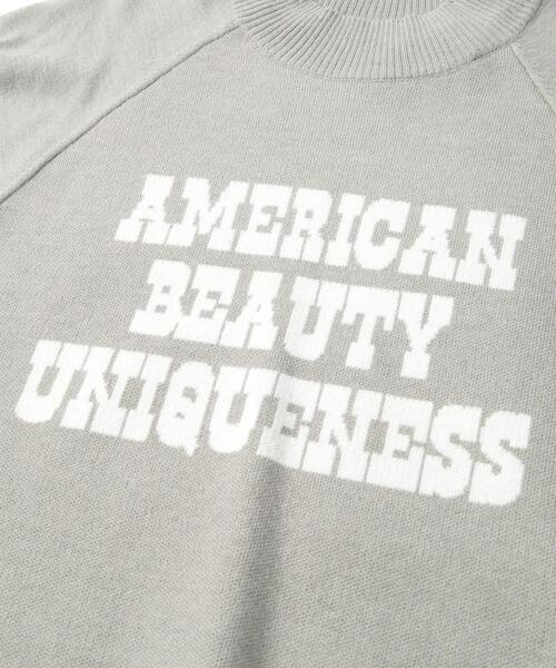 coen（コーエン）の「もちふわロゴジャカードラグランニット（ニット/セーター・レディース・ライム/グレー/イエロー・L/M）」の10枚目の写真