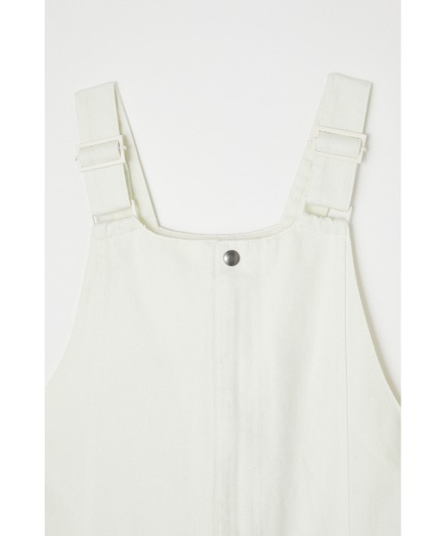 MOUSSY（マウジー）の「WIDE サロペット（サロペット/オーバーオール・レディース・オフホワイト/ブラック/ベージュ・1/2）」の8枚目の写真