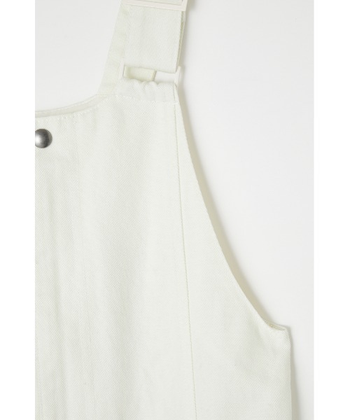 MOUSSY（マウジー）の「WIDE サロペット（サロペット/オーバーオール・レディース・オフホワイト/ブラック/ベージュ・1/2）」の12枚目の写真