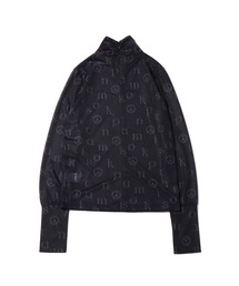 atmos pink 総柄 シースルートップス / アトモスピンク ソウガラ シースルートップス