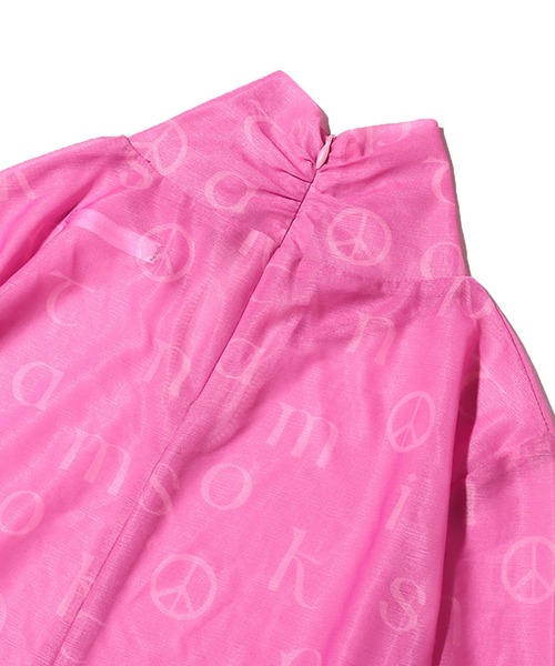 atmos pink（アトモスピンク）の「atmos pink 総柄 シースルートップス / アトモスピンク ソウガラ シースルートップス（その他トップス・レディース・ブラック/ベージュ/ピンク・S/M）」の7枚目の写真