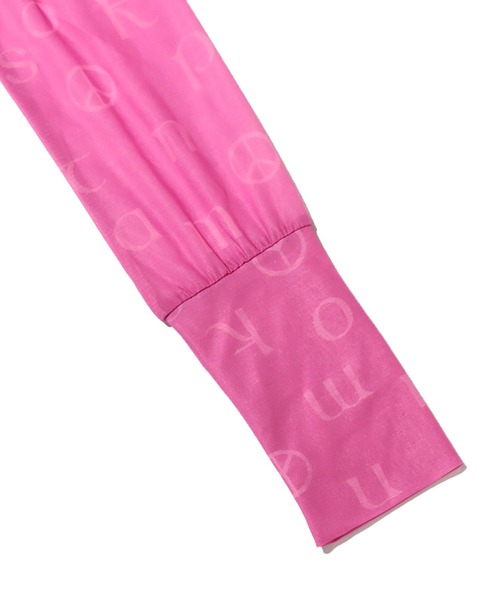 atmos pink（アトモスピンク）の「atmos pink 総柄 シースルートップス / アトモスピンク ソウガラ シースルートップス（その他トップス・レディース・ブラック/ベージュ/ピンク・S/M）」の8枚目の写真