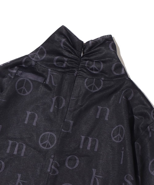 atmos pink（アトモスピンク）の「atmos pink 総柄 シースルートップス / アトモスピンク ソウガラ シースルートップス（その他トップス・レディース・ブラック/ベージュ/ピンク・S/M）」の11枚目の写真