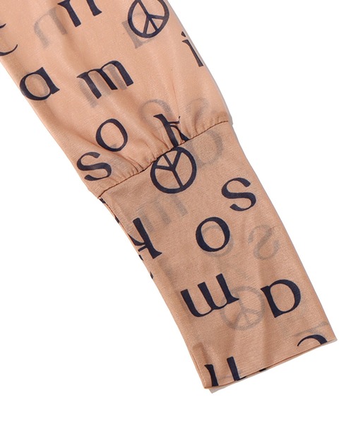 atmos pink（アトモスピンク）の「atmos pink 総柄 シースルートップス / アトモスピンク ソウガラ シースルートップス（その他トップス・レディース・ブラック/ベージュ/ピンク・S/M）」の16枚目の写真