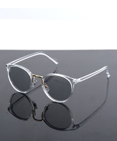 Revo.(レボ)の「<STANDARD>BOSTON COLOR LENS SUNGLASSES / "スタンダード" ボストン コンビ サングラス カラーレンズ クリアフレーム UVカット(サングラス・レディース・ライトグレー/ライトブルー/ブラック/ブラウン/グレー/オリーブ/ライトブラウン/クリア/マスタード/ブロンズ/ブラック×ブラック/ブラック系その他/ブルー系その他/ライトパープル/シャンパン/グレー系その他/ライトグレー系/ブラウン系その他/ブラック系その他2・FREE)」の8枚目の写真