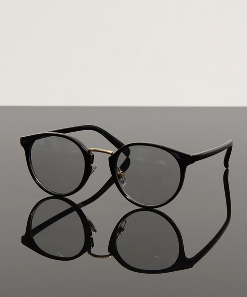 Revo.(レボ)の「<STANDARD>BOSTON COLOR LENS SUNGLASSES / "スタンダード" ボストン コンビ サングラス カラーレンズ クリアフレーム UVカット(サングラス・レディース・ライトグレー/ライトブルー/ブラック/ブラウン/グレー/オリーブ/ライトブラウン/クリア/マスタード/ブロンズ/ブラック×ブラック/ブラック系その他/ブルー系その他/ライトパープル/シャンパン/グレー系その他/ライトグレー系/ブラウン系その他/ブラック系その他2・FREE)」の6枚目の写真