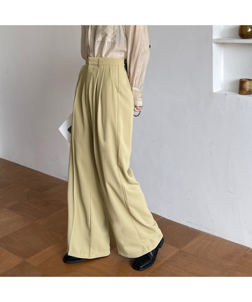 Banner Barrett（バナーバレット）の「カラータックスラックス（スラックス・レディース・ブルー/ライトグリーン/ナチュラル・SMALL/MEDIUM/LARGE/S/M/L）」の3枚目の写真