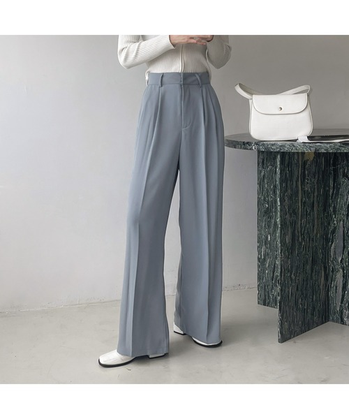 Banner Barrett（バナーバレット）の「カラータックスラックス（スラックス・レディース・ブルー/ライトグリーン/ナチュラル・SMALL/MEDIUM/LARGE/S/M/L）」の15枚目の写真