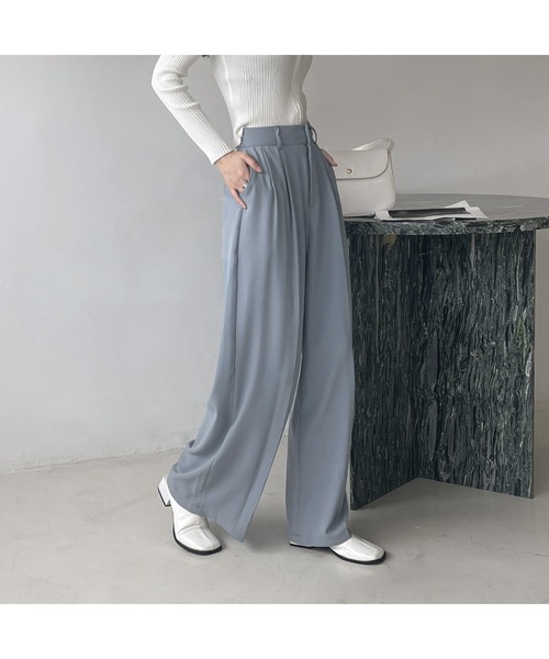 Banner Barrett（バナーバレット）の「カラータックスラックス（スラックス・レディース・ブルー/ライトグリーン/ナチュラル・SMALL/MEDIUM/LARGE/S/M/L）」の17枚目の写真