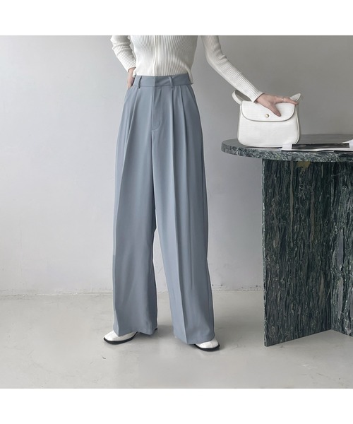 Banner Barrett（バナーバレット）の「カラータックスラックス（スラックス・レディース・ブルー/ライトグリーン/ナチュラル・SMALL/MEDIUM/LARGE/S/M/L）」の18枚目の写真