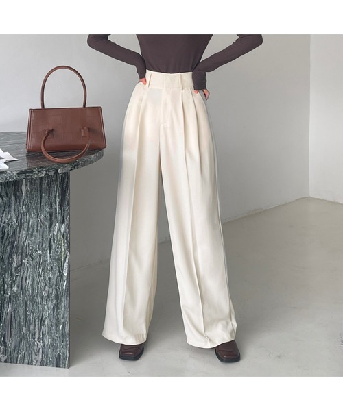 Banner Barrett（バナーバレット）の「カラータックスラックス（スラックス・レディース・ブルー/ライトグリーン/ナチュラル・SMALL/MEDIUM/LARGE/S/M/L）」の4枚目の写真