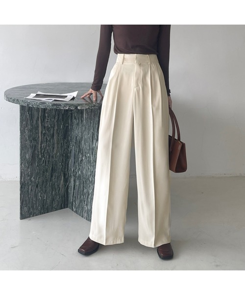 Banner Barrett（バナーバレット）の「カラータックスラックス（スラックス・レディース・ブルー/ライトグリーン/ナチュラル・SMALL/MEDIUM/LARGE/S/M/L）」の5枚目の写真